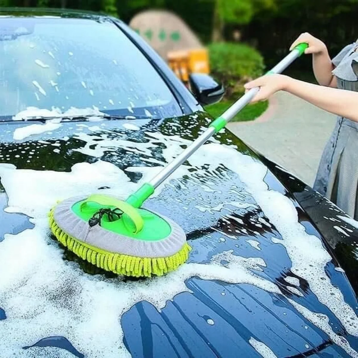 Mikrofiber Teleskopik Oto Araba Araç Yıkama Mopu