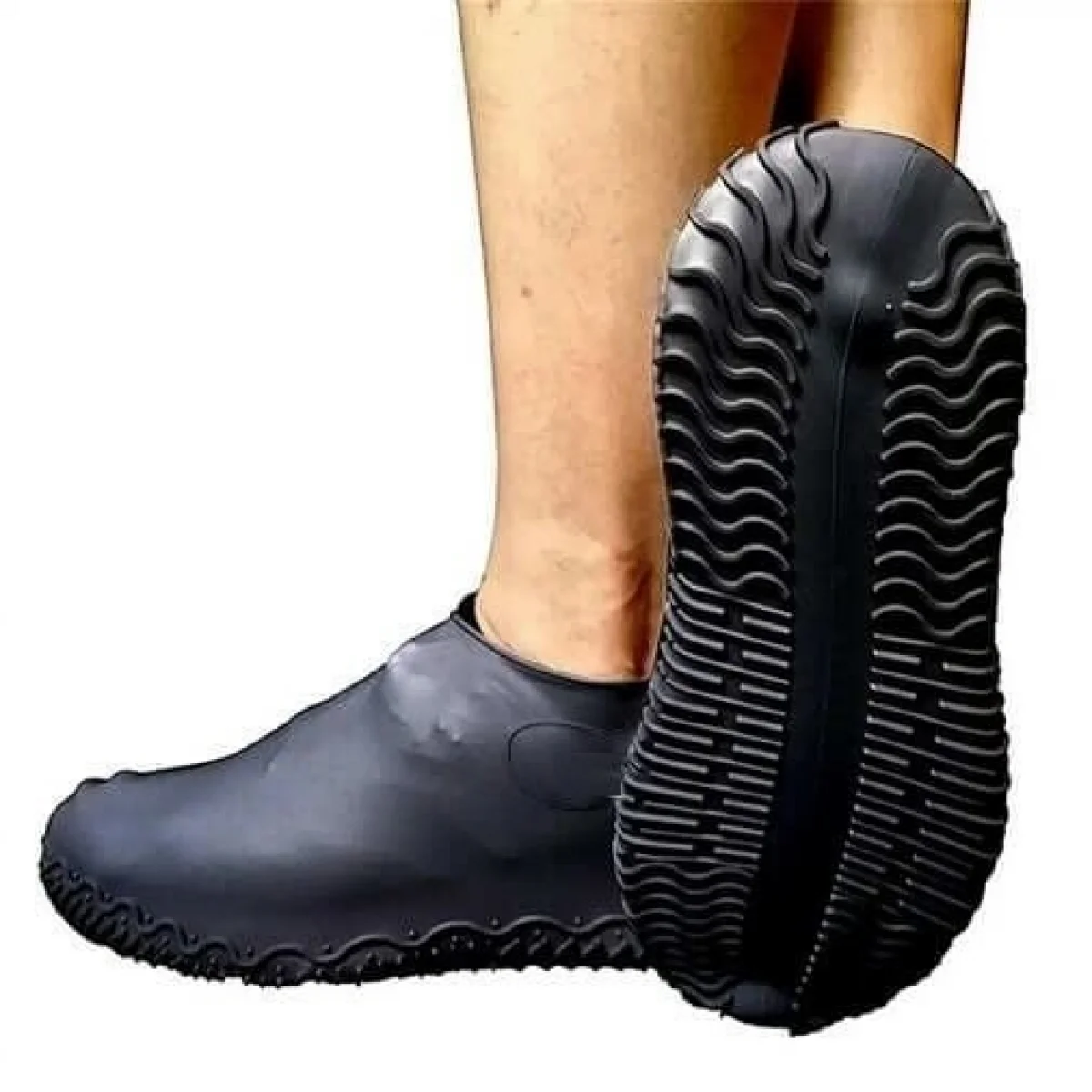 Silikon Ayakkabı Kılıfı Su Geçirmez 42-45 Siyah