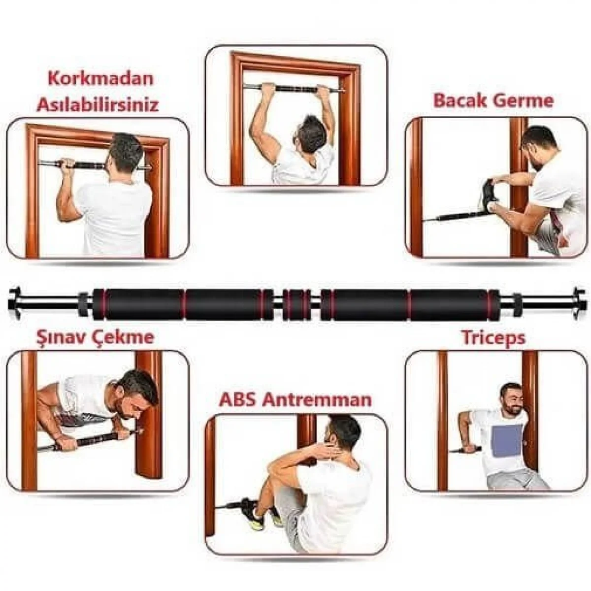 Süngerli Koridor Barfix Demiri Barfiks Çubuğu