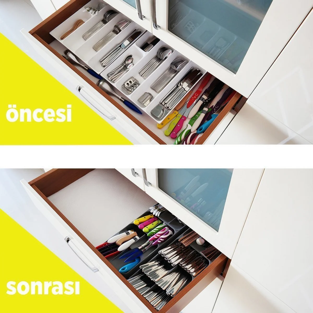 9 Bölmeli Çekmece Kaşıklık