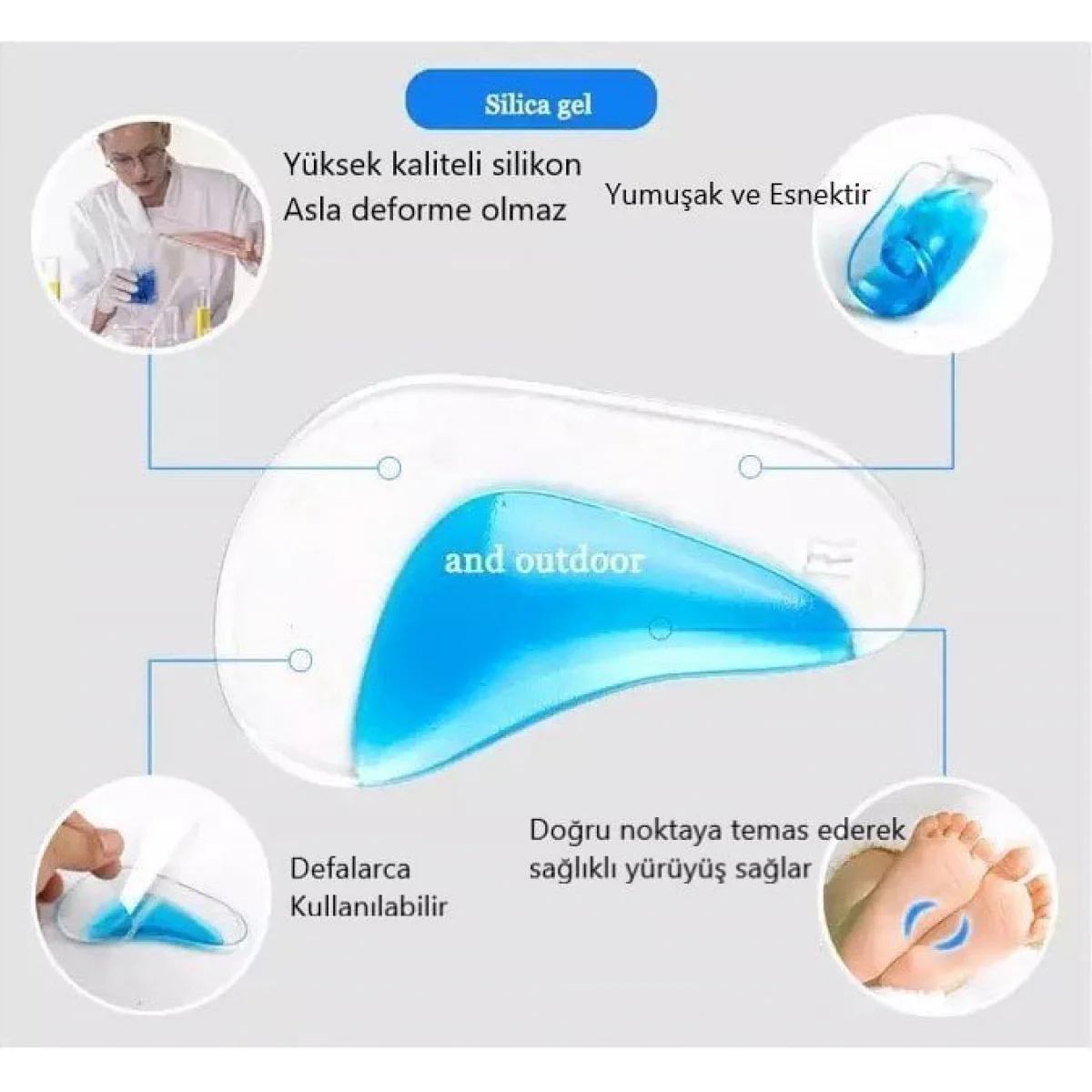 Düz Taban Ağrı Giderici Tabanlık