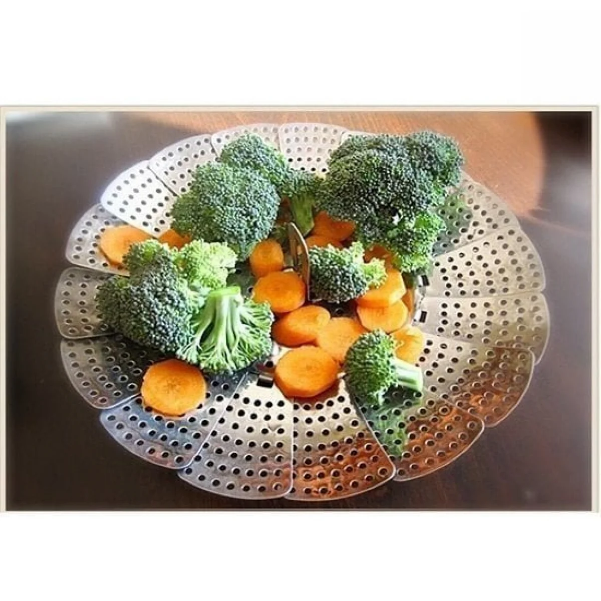 Katlanır Buharda Sebze Pişirme Haşlama Sepeti