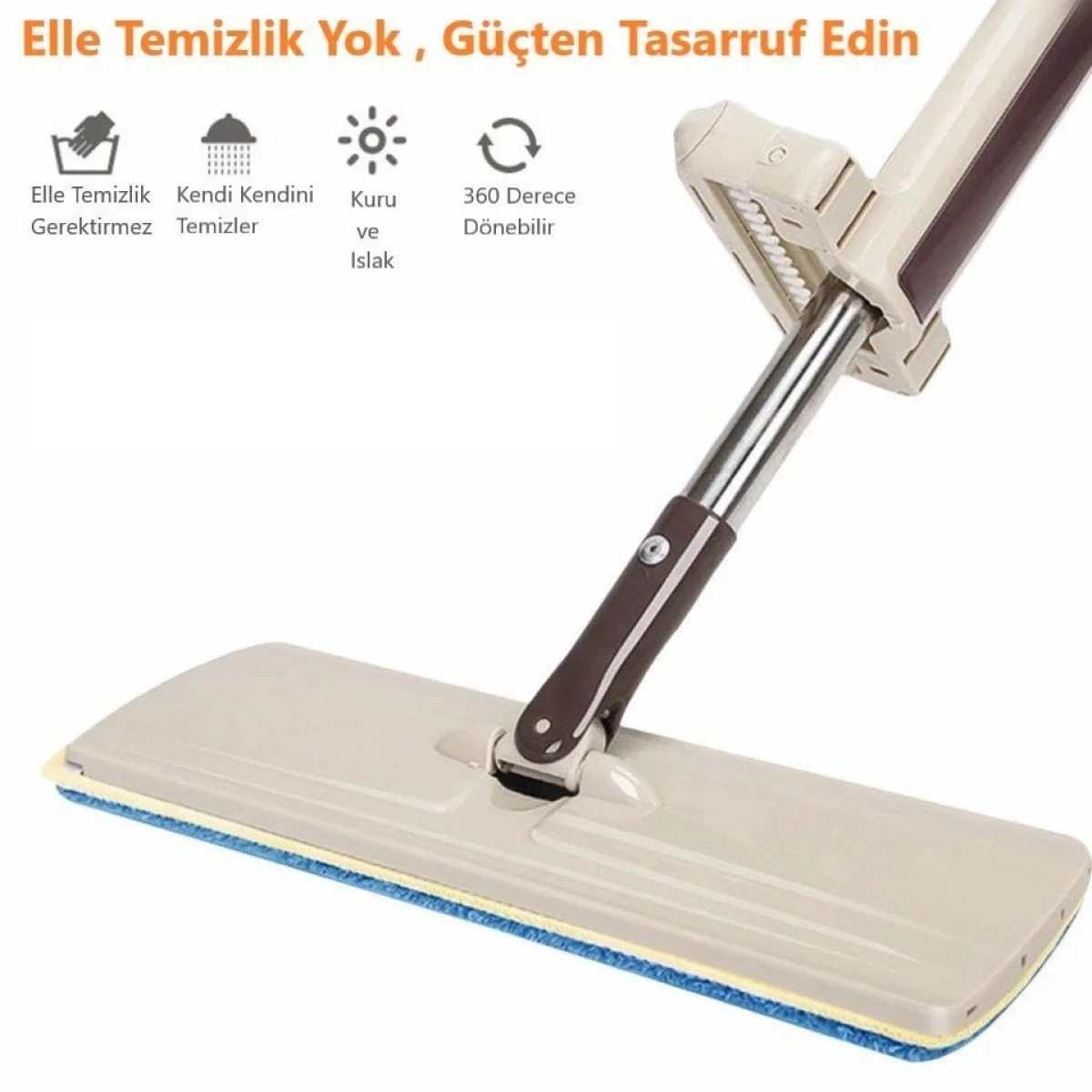 Otomatik Sıkma Mekanizmalı Sihirli Mop