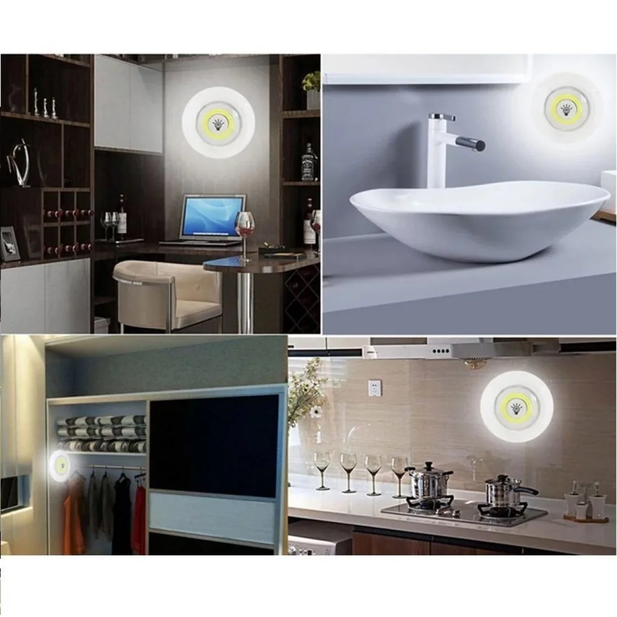 Uzaktan Kumandalı 3 Lü Spot Led Lamba