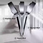 Çift Taraflı 3 Fonksiyonlu Duş Başlığı Köpüklü Su Özelliği