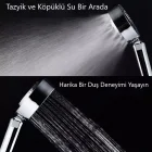 Çift Taraflı 3 Fonksiyonlu Duş Başlığı Köpüklü Su Özelliği