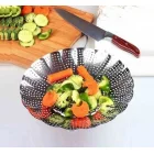 Katlanır Buharda Sebze Pişirme Haşlama Sepeti