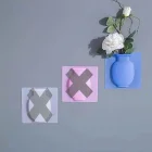 Silikon Vazo Dekoratif Yapışkanlı Mavi
