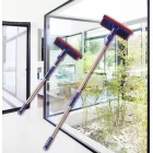 Teleskobik Mikrofiber Çift Taraflı Cam Silme Aparatı