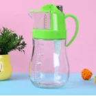 500 ml Ölçüm Hazneli Pompalı Yağdanlık Cam Şişe