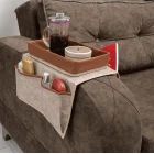 Derili Lüks Koltuk Kenarı Düzenleyici Krem