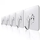 Kendinden Yapışkanlı Güçlü Şeffaf Askı 5 Li Set