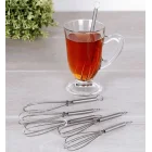 Metal Mini Çırpıcı Çay Kahve Kaşığı Karıştırıcı