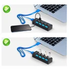 Polygold 4 Port Anahtarlı Usb 2.0 Çoğaltıcı