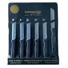 Solingen 6 Lı Tırtıklı Meyve Sebze Bıçağı Siyah