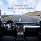 Vantuzlu Araç Telefon Tutucu Teleskobik Kıskaçlı