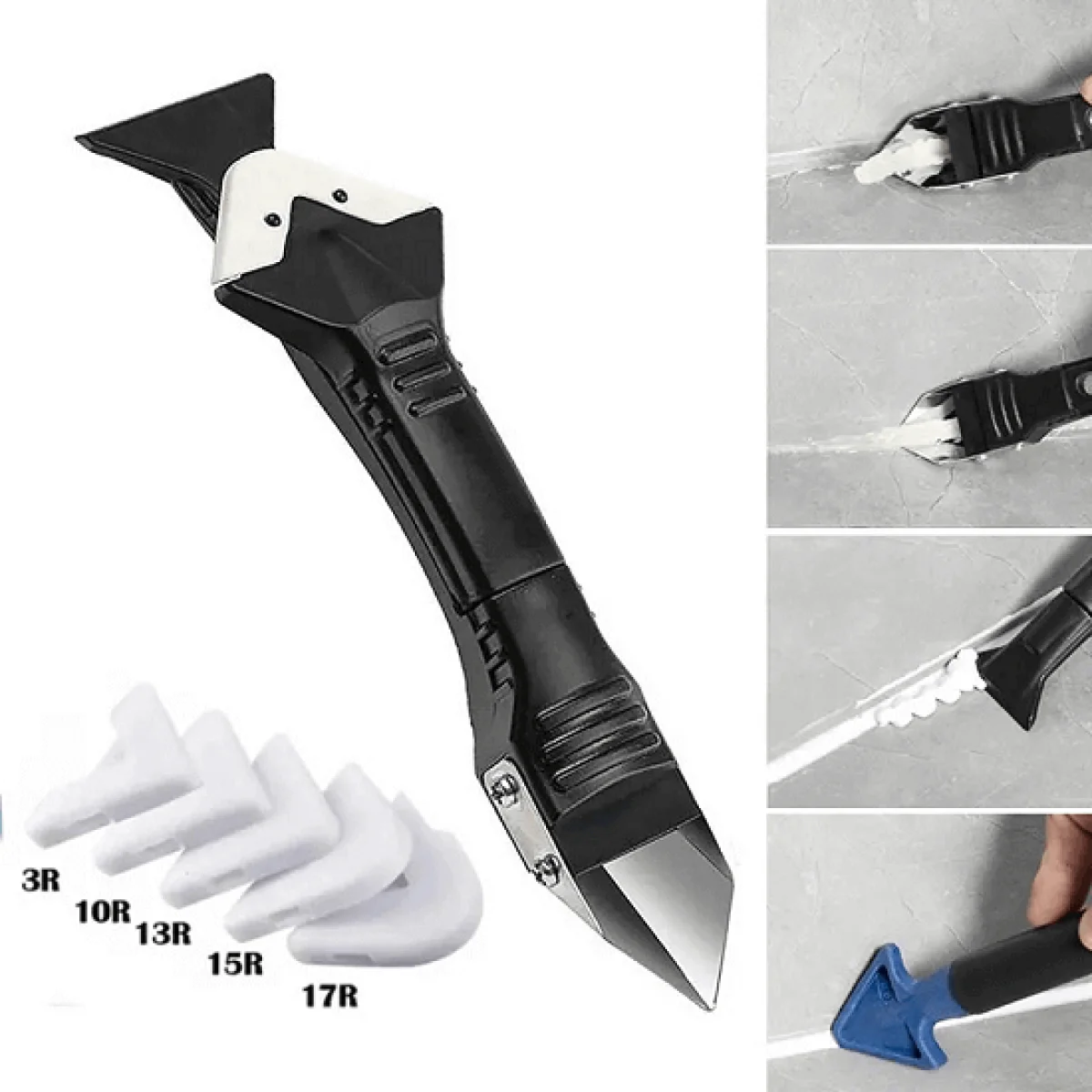 3 İn 1 Derz Silikon Kazıyıcı Sıyırıcı Uygulayıcı