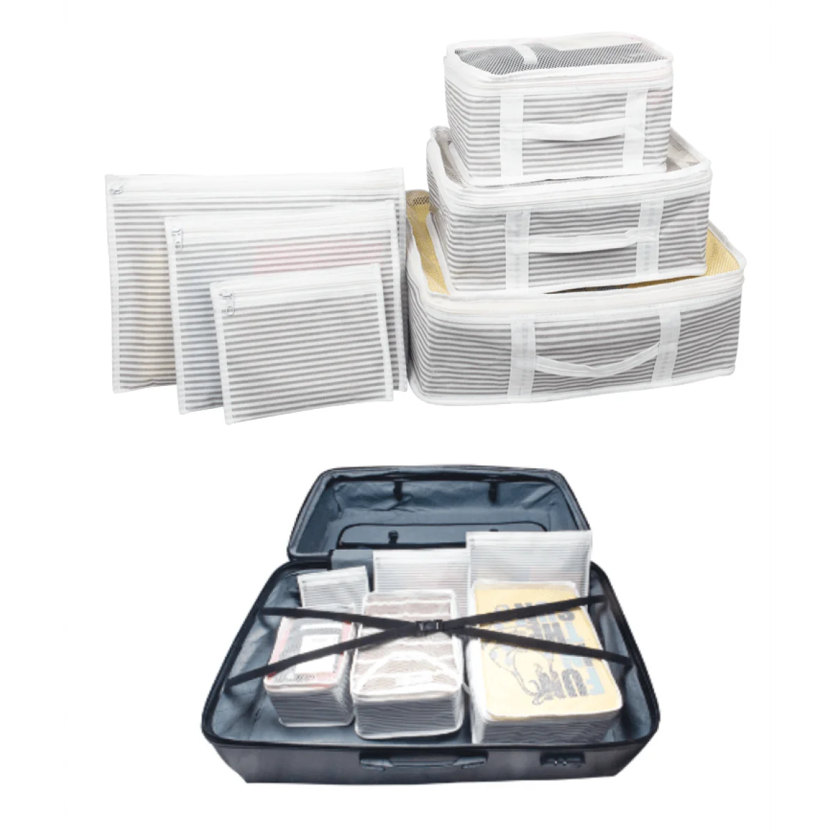 6 Parça Bavul İçi Düzenleyici Organizer