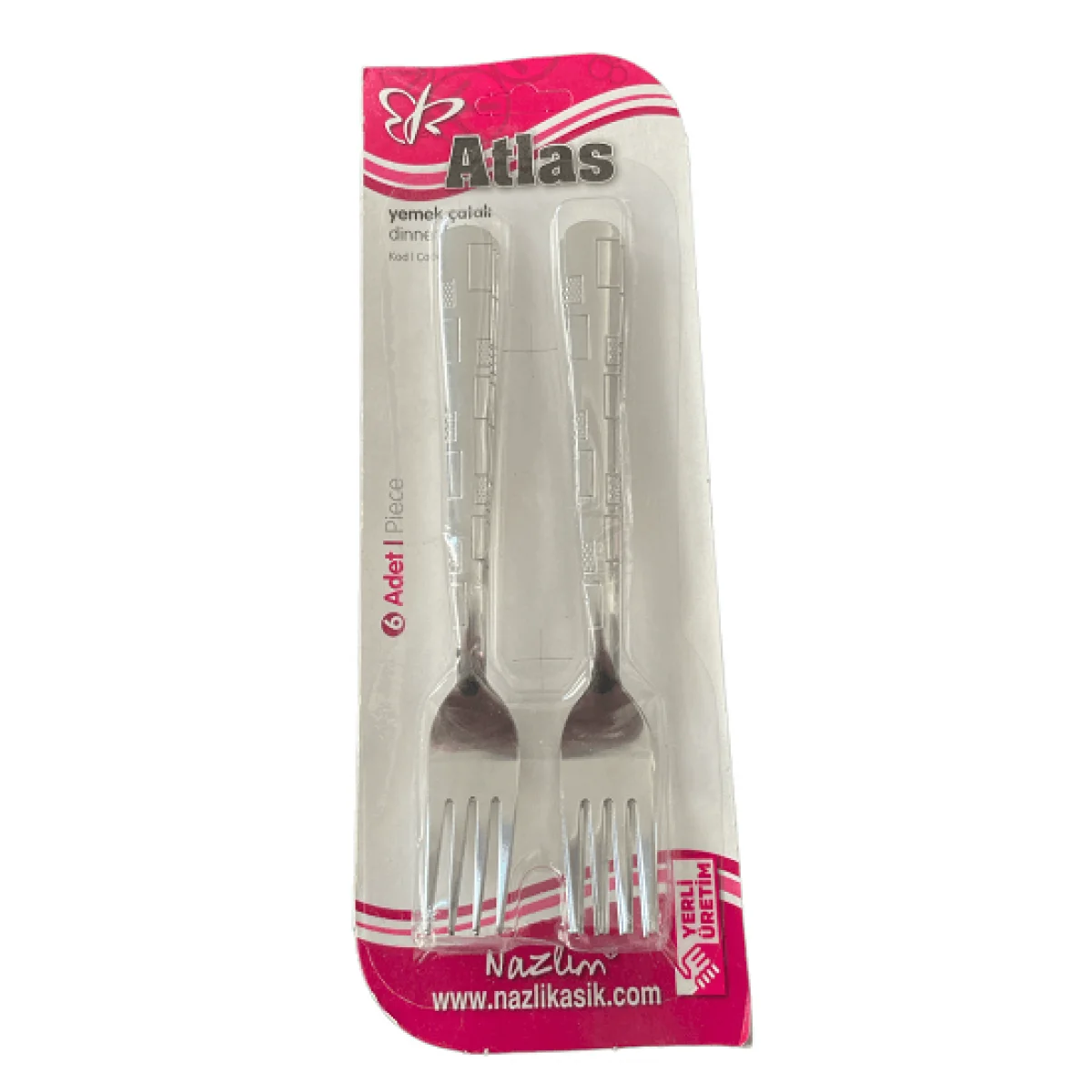 Atlas 6 Lı Yemek Çatalı Seti