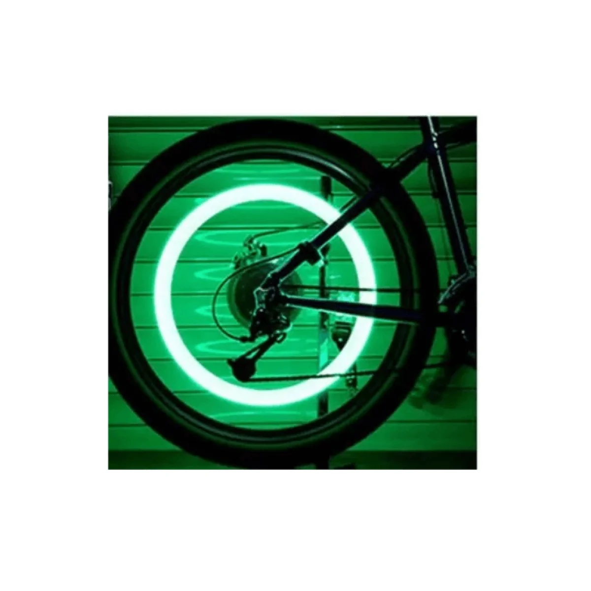 Hareket Sensörlü Işıklı Sibop Kapağı 2 Li Yeşil