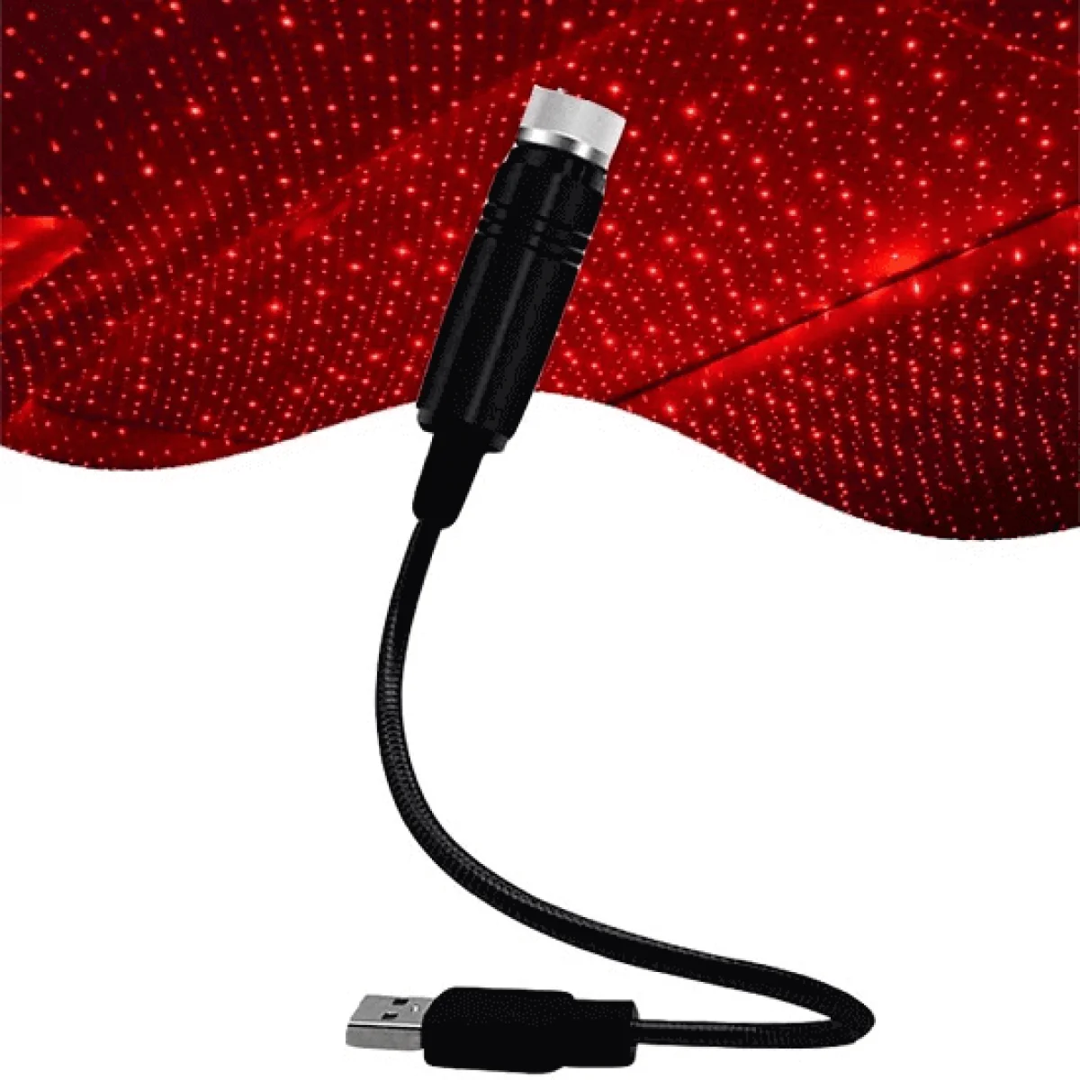 Kırmızı Ayak Altı Tavan Led Işık Araç İçi Disko