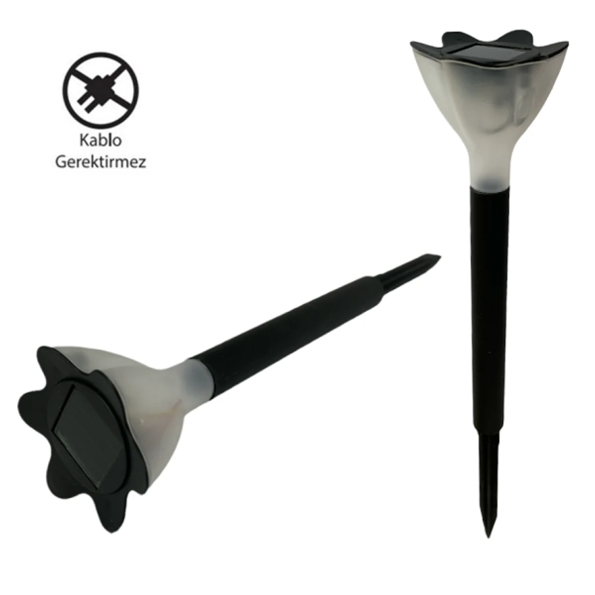 Solar Güneş Enerjili Bahçe Lambası Saplamalı