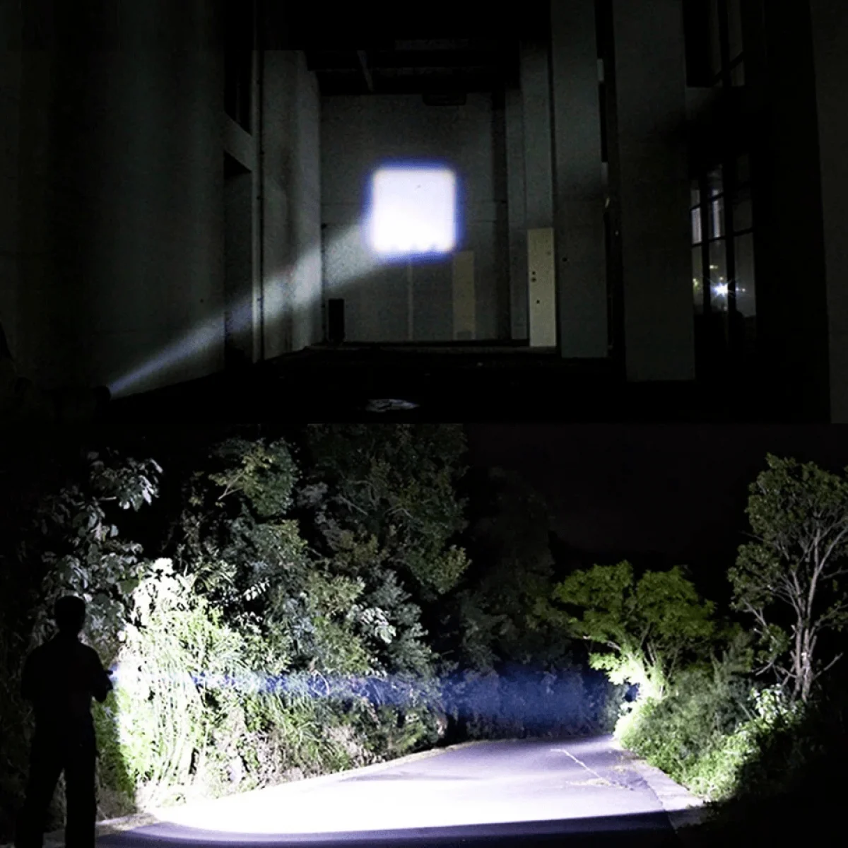 Ultra Güçlü Taktik Şarjlı Led El Feneri Çakarlı