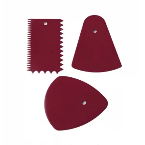 3 Lü Hamur Kesici Hamur Kazıyıcı Dekoratör Set