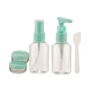 6 Lı Şeffaf Seyehat Kiti Kozmetik Dolum Seti