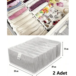 8 Gözlü Çekmece İçi Akordiyon Organizer XL 2 Li