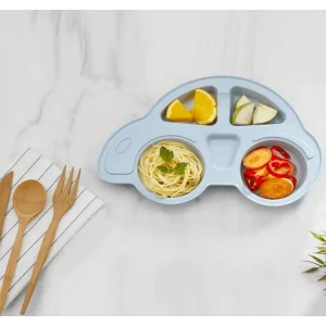 Araba Model Mama Tabağı Mavi