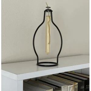 Dekoratif Cam Metal Kandil ve Kandil Yağı