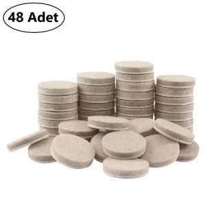 Mobilya Altı Zemin Koruyucu 20 mm Yuvarlak Keçe