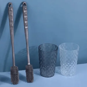 Silikon Bardak Şişe Kavanoz Yıkama Fırçası