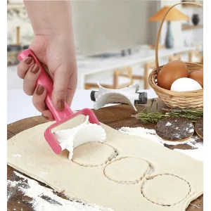 Yuvarlak Tırtıklı Hamur Kesici Rulet