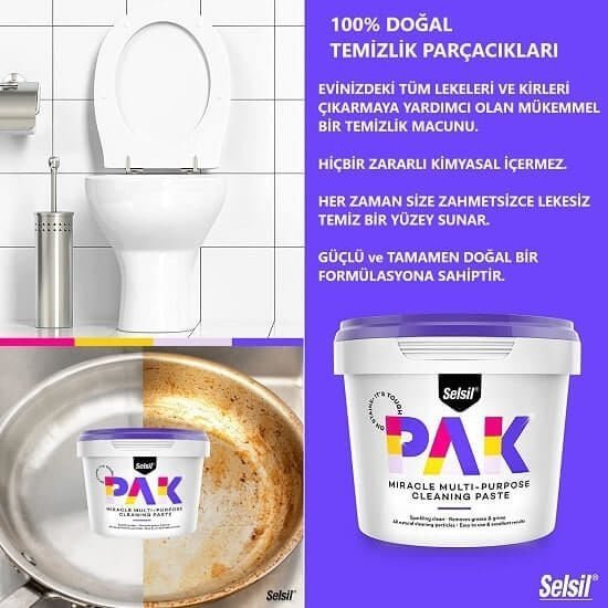 Selsil Pak Genel Amaçlı Mucize Temizleyici 500Gr