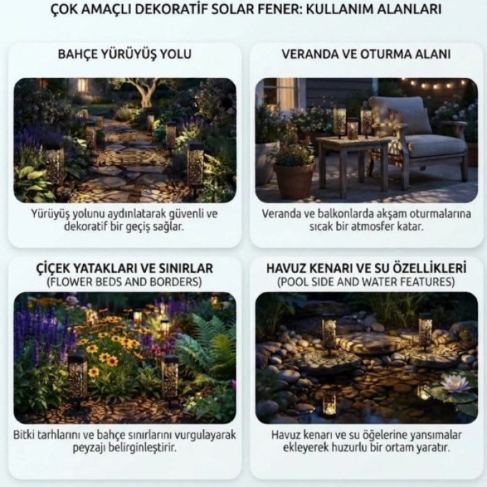 Cazibiz Solar Bahçe Aydınlatma Seti-8 Adet-434800