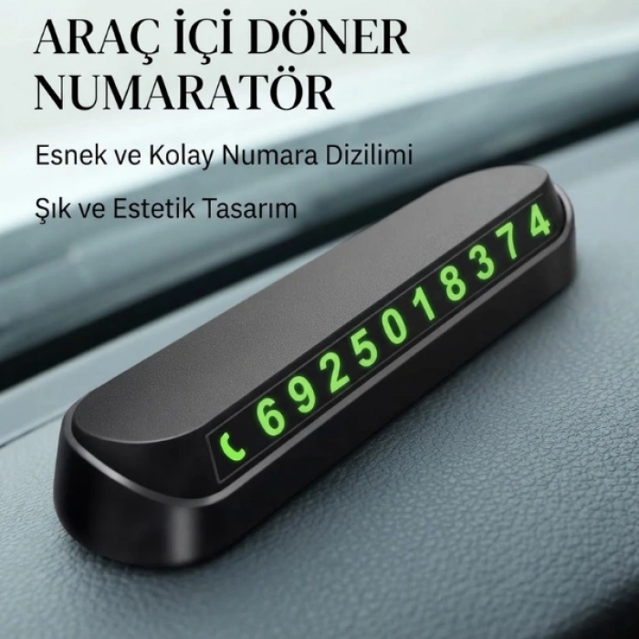 Cazibiz Aç Kapa Araç Park Numaratörü-428264
