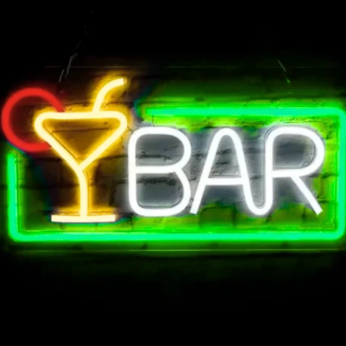 Cazibiz BAR Yazılı Neon LED Dekoratif Işık-432941
