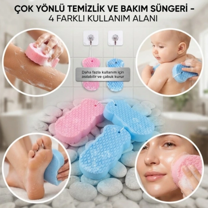 Cazibiz Bebek Peeling Banyo Süngeri-419310