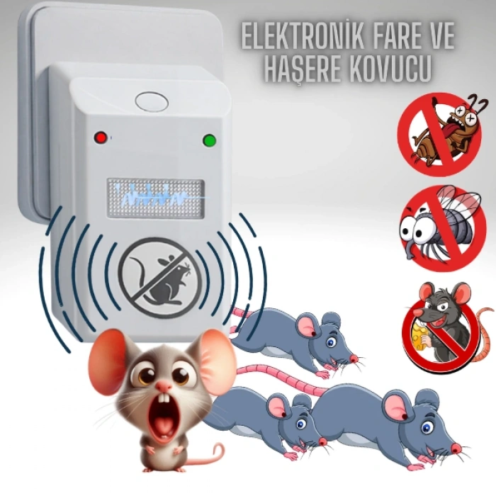 Cazibiz Elektronik Fare ve Haşere Kovucu-420602