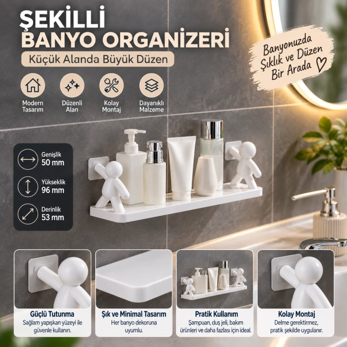 Cazibiz Figürlü Banyo Organizeri-445412