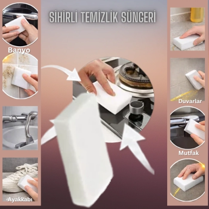 Cazibiz Sihirli Nano Temizlik Süngeri-420126