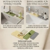 Cazibiz Mutfak ve Banyo Musluk Kenarı Silikon Mat Gri-440628