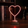 Cazibiz Neon Işıklı Ay Tasarımlı Masa Gece Lambası Pil ve USB-438806