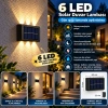 Cazibiz Solar 6 LED’li Duvar Aydınlatması 2’li Set-426398