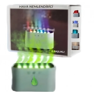 Cazibiz 6 Buhar Çıkışlı Ultrasonik Hava Nemlendirici-44535