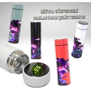 Cazibiz Digital Göstergeli Anime Baskılı Termos 500ml-440879