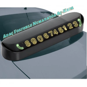 Cazibiz Aç-Kapa Fosforlu Araç Numaratörü-096042
