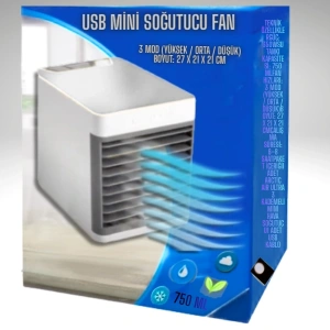 Cazibiz 3 Kademeli USB Mini Soğutucu Fan-420138
